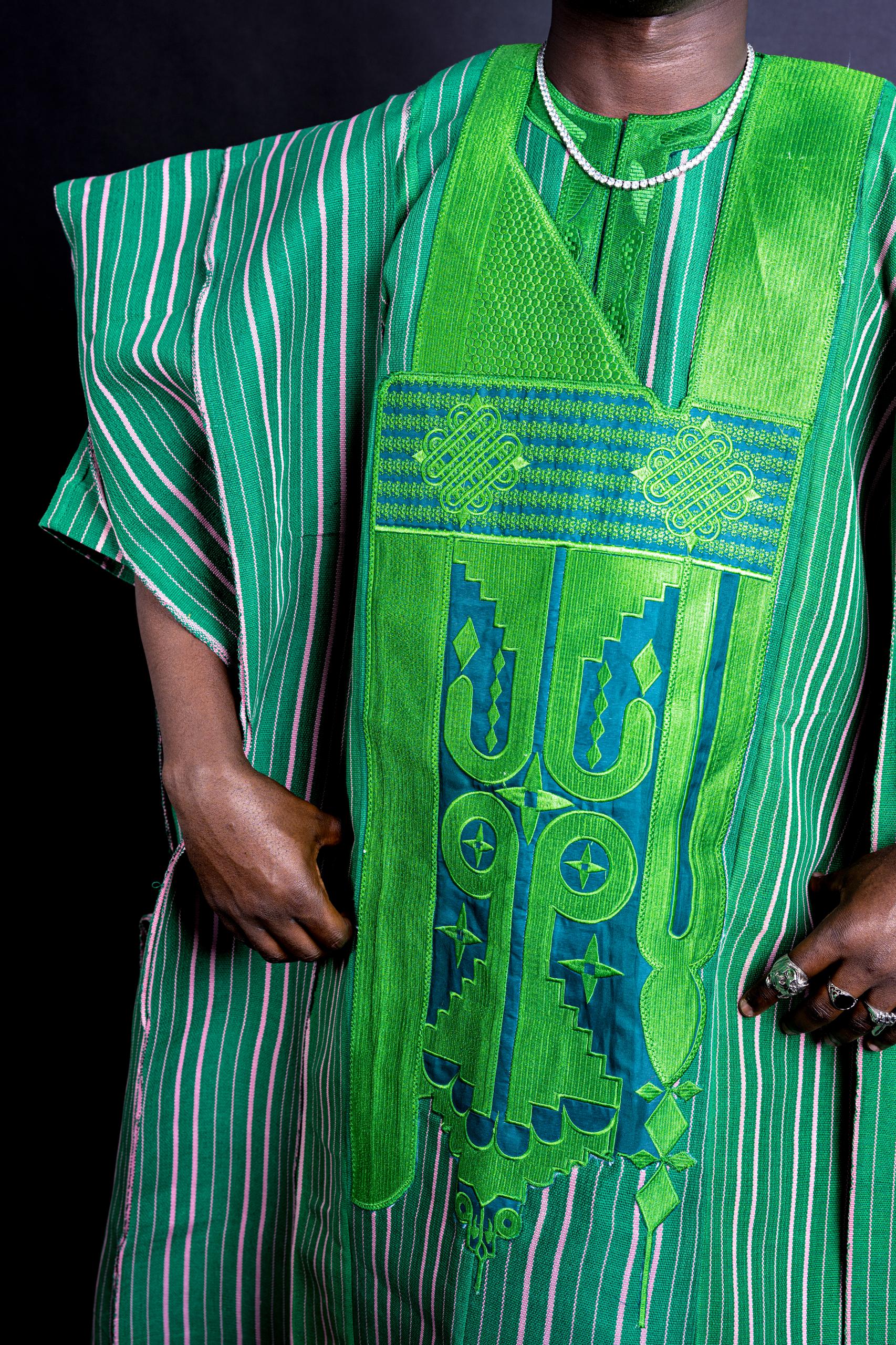 A Regal Three Piece Agbada