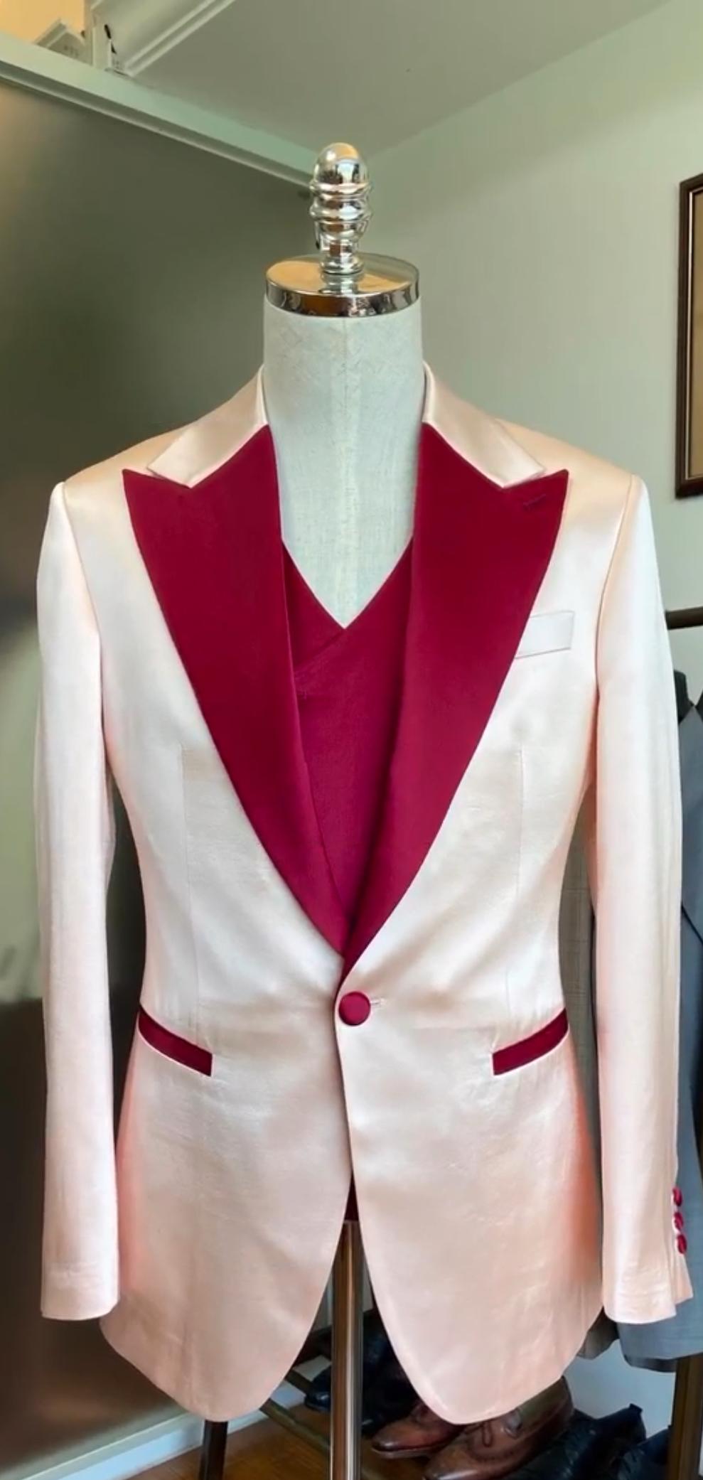 Rose Reverance Tuxedo Suit